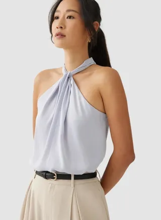 Riyadh Pale Blue Top 