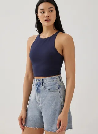 Rome Navy Blue Top 