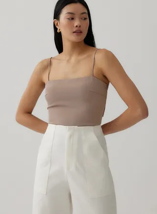 Brussels Dusty Beige Top 