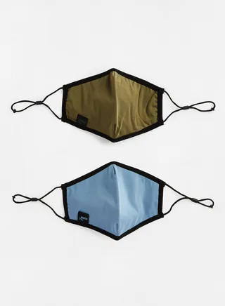Logo Detail Face Mask (Set of 2) Multicolour 