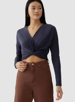 Manila Navy Blue Top 