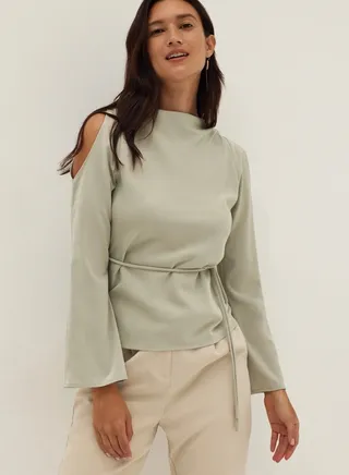Rome Dusty Beige Top 