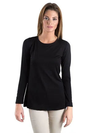 Basic Long Knit Top Black 