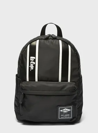 Top Handle Logo Backpack