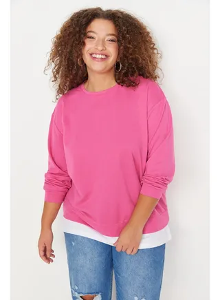 Fuchsia Altan T-Shirt, Thick Knitted With a Come Out Look. 