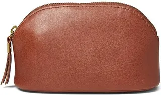 Madewell The Leather Makeup Pouch (English Saddle) Bags
