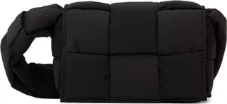 Bottega Veneta Black Candy Padded Tech Cassette Bag