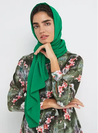 Chiffon Hijab Scarf Green 