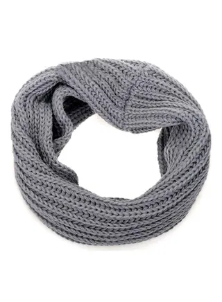 Cowl Neck Scarf Light Grey 