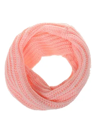 Cowl Neck Scarf Pink 