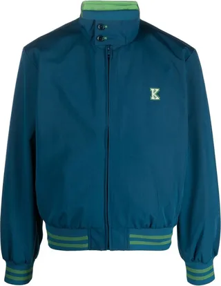 KENZO- Logo Nylon Bomber Jacket