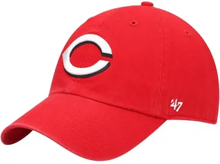 Men's Red Cincinnati Reds Home Clean Up Adjustable Hat