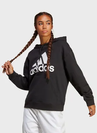 Essential Big Logo Oversized Hoodie