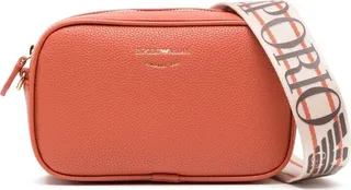 Embossed-Logo Crossbody Bag