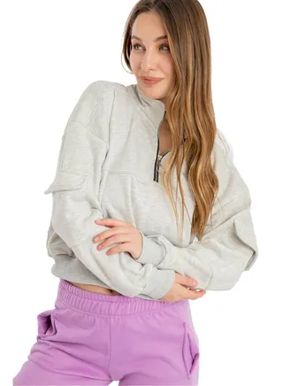 Half Zipper sweatshirt 