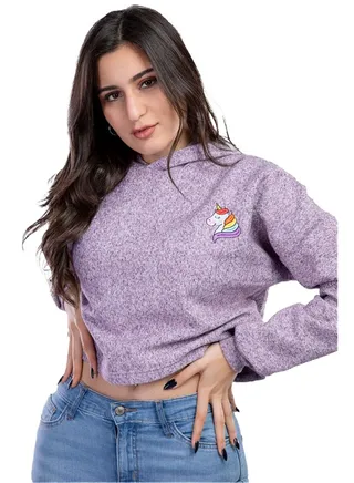 Unicorn cropped sweatshirt 