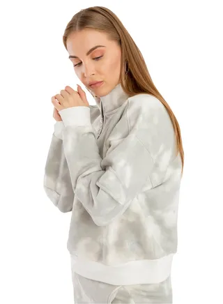 Half Zipper sweatshirt Tie-dye 
