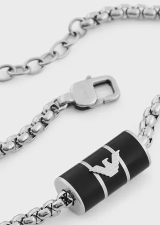Black Matte Lacquer Chain Bracelet