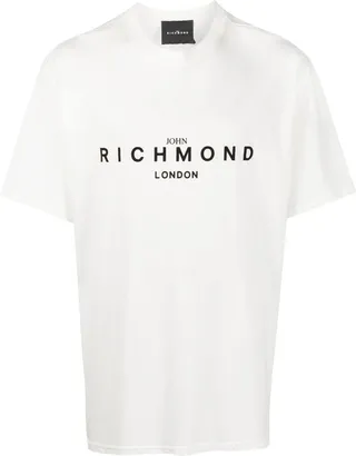 logo-print detail T-shirt