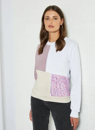 Graphic Printed Sweatshirt Multicolor 