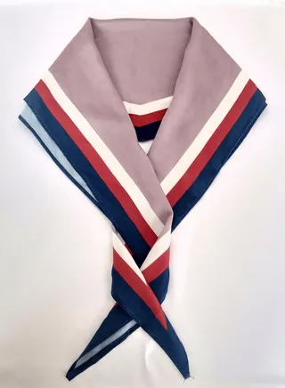 Lily's Style Parisian Scarf Red Blue 