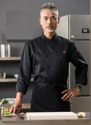Chef Uniform Suitable For Hotel Western Restaurant Apron Suit Long Sleeves 