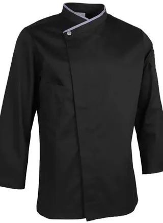 Unisex Chef Jacket with black color Large size 