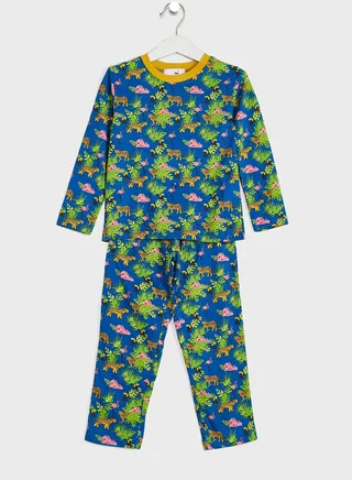 Boys All Over Printed T-Shirts And Pyjama Sets