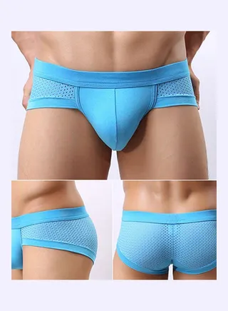 Solid Brief Blue 