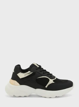 Metallic Detail Sneaker