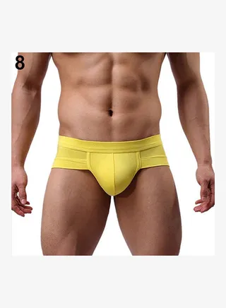 Solid Brief Light Yellow 