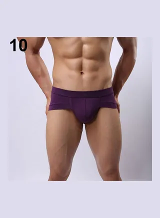 Solid Brief Purple 