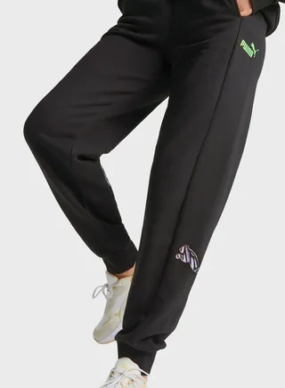 Power Nova Shine Color Block High Waist Pants