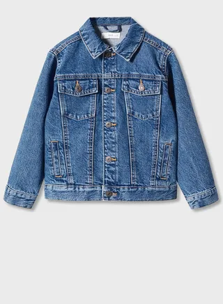 Kids Denim Bomber Jacket 