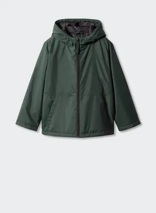 Kids Zip Through Hooded Jacket 