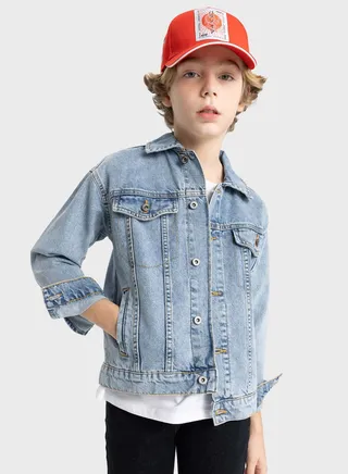 Boy Oversize Fit Jean Jacket 