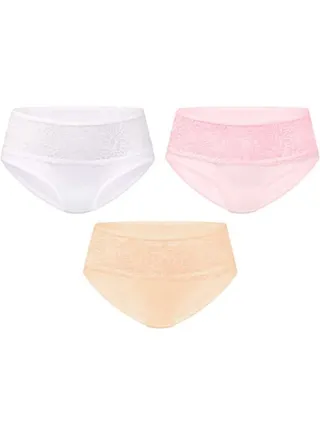Women’s 100% Cotton Underwear | Elegant Lace-Trimmed Women's Underwear | Ultimate Comfort and Style 
