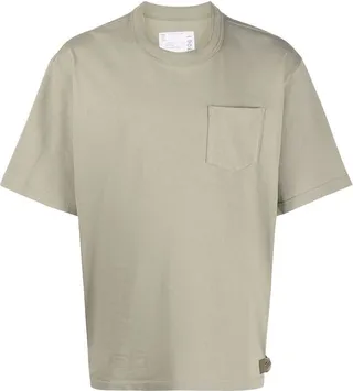 belt-tabs cotton T-shirt