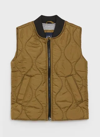 Kids Patterned Puffer Vest 