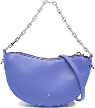 Logo-Stamp Leather Shoulder Bag