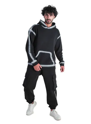 RELAXED HOODIE WITH 