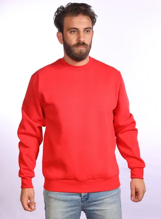Sweat shirt Milton Embroidered  "Kanda" Red,XL 