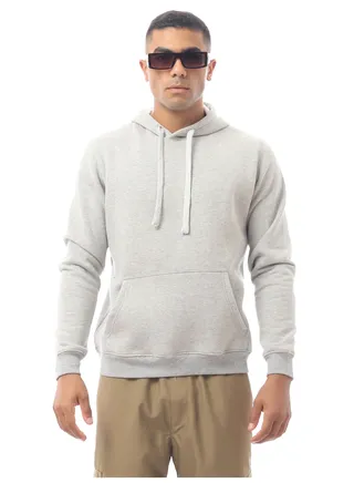 Heather Grey Comfy Hooded Sweat Shirt 