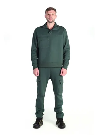 SWEATSHIRT HIGH COL 