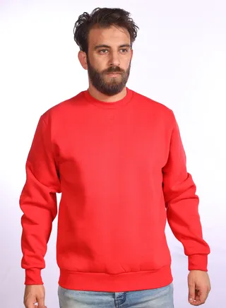 Sweat shirt Milton Embroidered  "Kanda" Red,XXL 