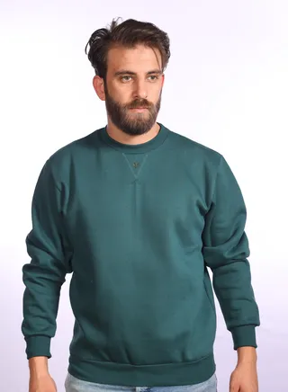 Sweat shirt Milton Embroidered Army 