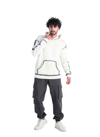 RELAXED HOODIE WITH 