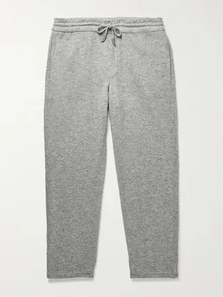 Tapered Double-Faced Wool-Blend Sweatpants