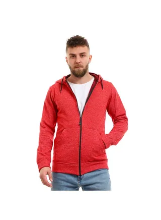 Plain/Basic Long Sleeve Sweatshirt For Men maroon 