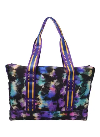 Double Face Tote Bag Multicolor Large Cool Summer Vibes 